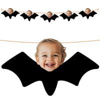 Personalised Bat Halloween Banner