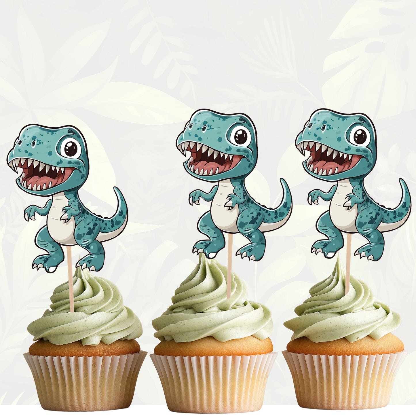 Dinosaur Cake Toppers