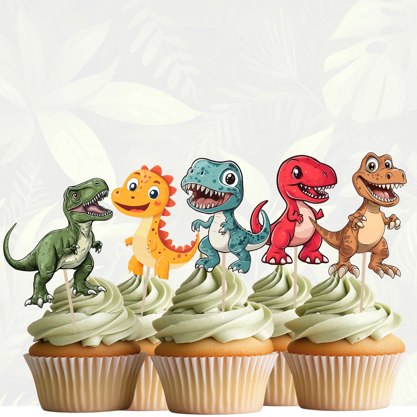Dinosaur Cake Toppers