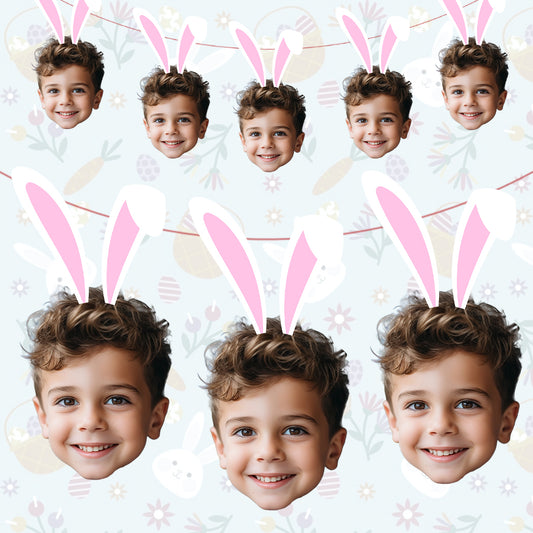 Personalised Easter Bunny Ears Banner