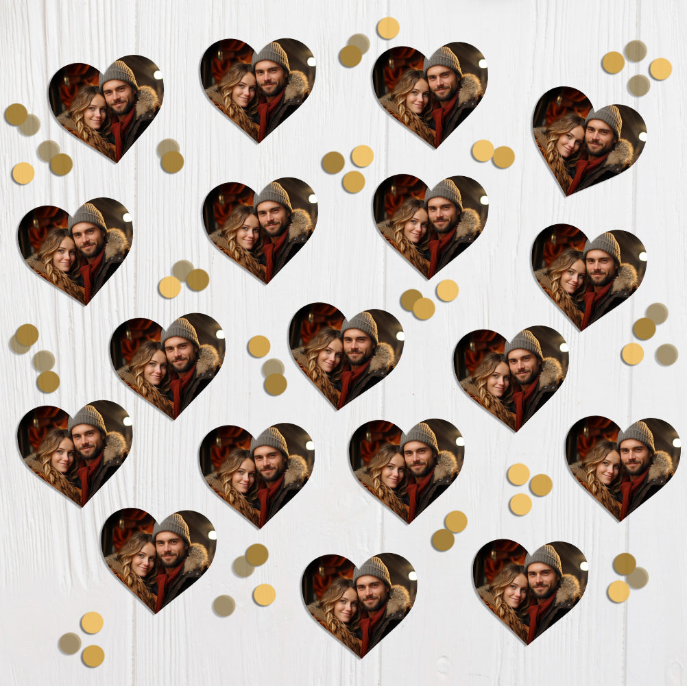 Personalised Heart Shaped Confetti