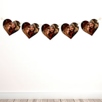 Personalised Heart Shaped Banner