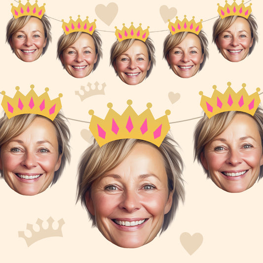 Personalised Mother's Day Crown Banner