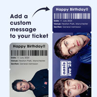 Oasis Live '25 - Souvenir Event Ticket