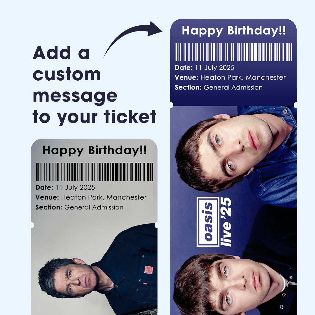 Oasis Live '25 - Souvenir Event Ticket