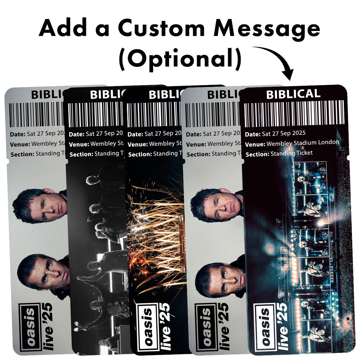 Oasis Live '25 - Souvenir Event Ticket