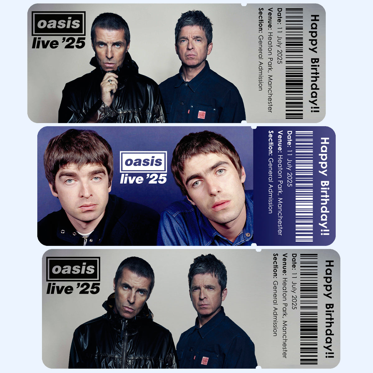 Oasis Live '25 - Souvenir Event Ticket