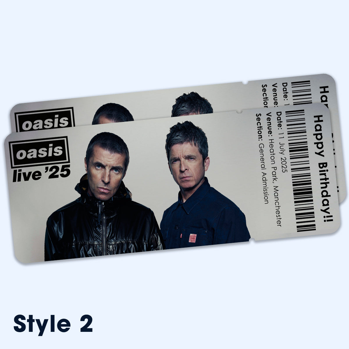 Oasis Live '25 - Souvenir Event Ticket
