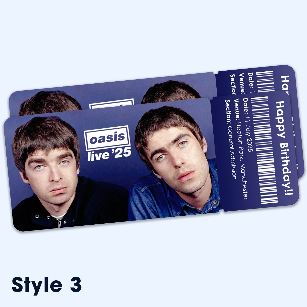 Oasis Live '25 - Souvenir Event Ticket
