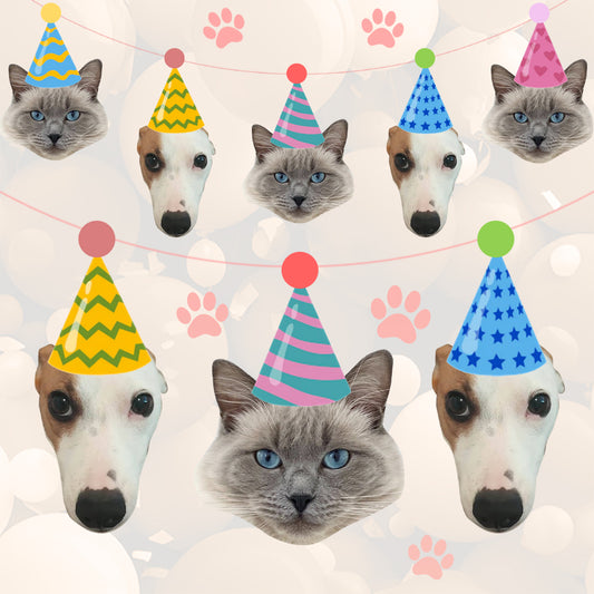 Pet Birthday Pawty Banner