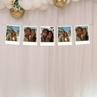 Personalised Polaroid Picture Banner