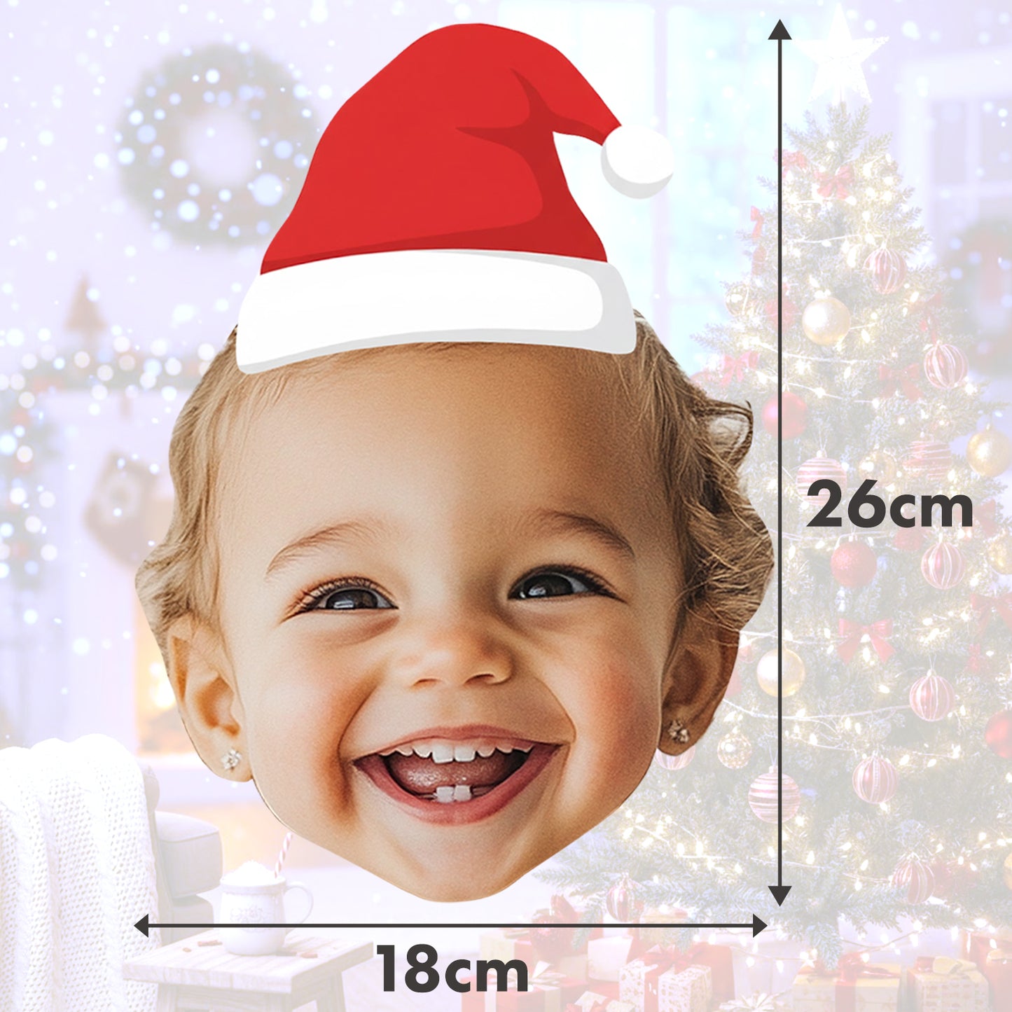 Personalised Santa Hat Banner
