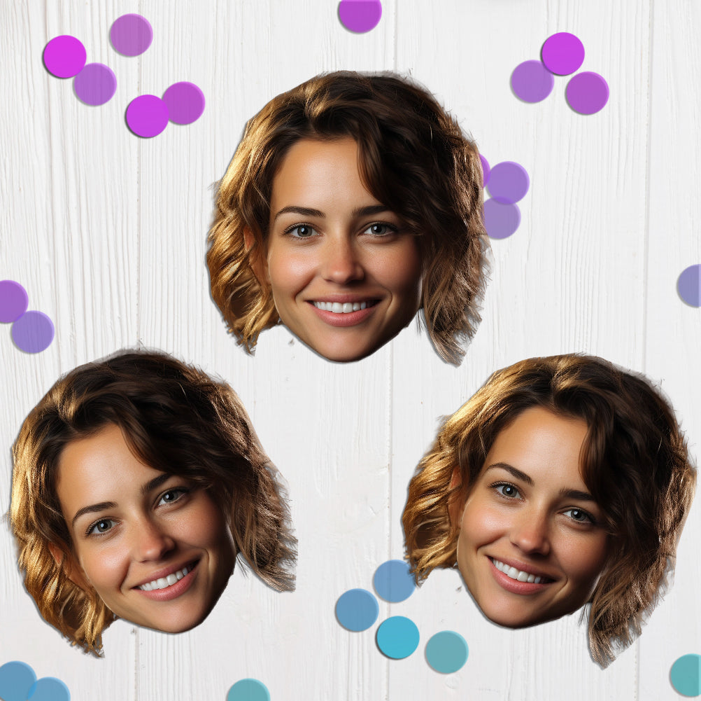 Personalised Face Confetti