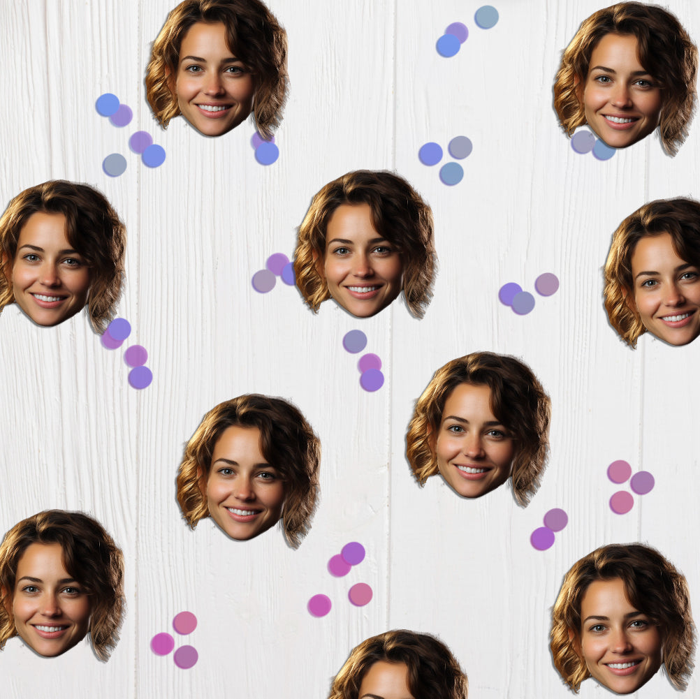 Personalised Face Confetti