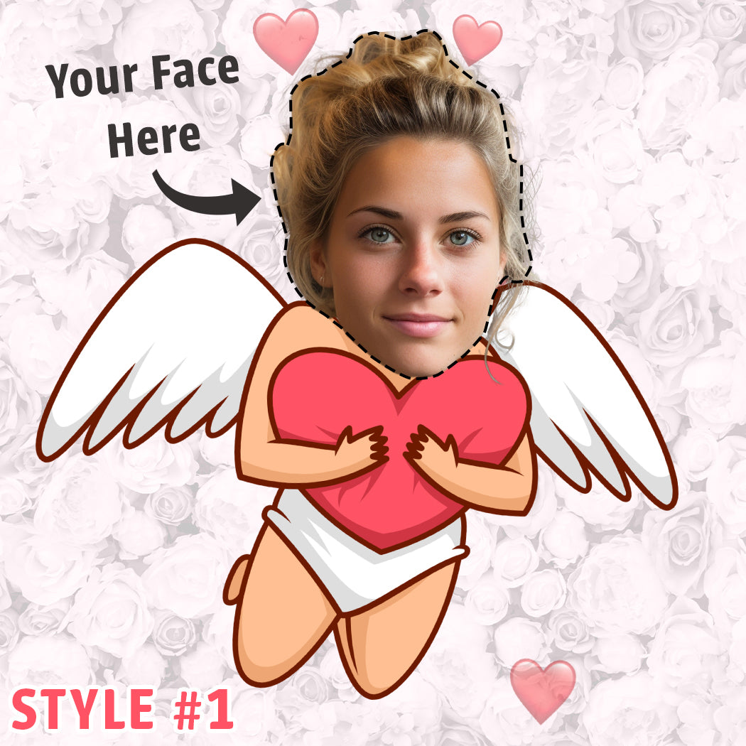 Personalised Cupid Heart Banner