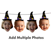 Personalised Witch Hat Halloween Banner