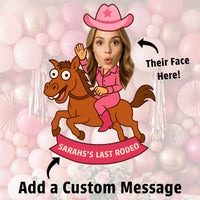 Personalised Last Rodeo Banner