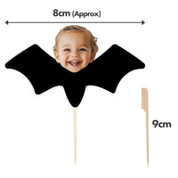 Personalised Bat Halloween Cake Toppers