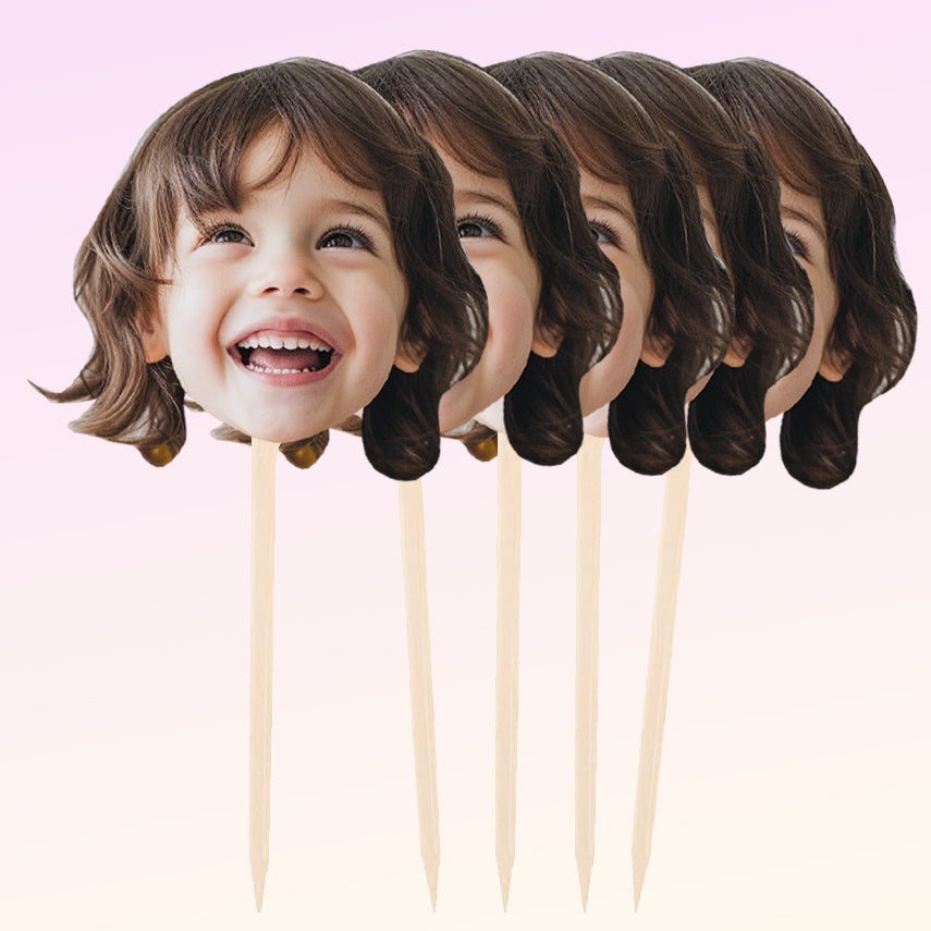 Personalised Face Cake Toppers