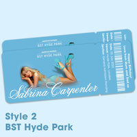 Souvenir Event Ticket - Sabrina Carpenter