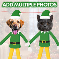 Personalised Pet Buddy Elf Banner