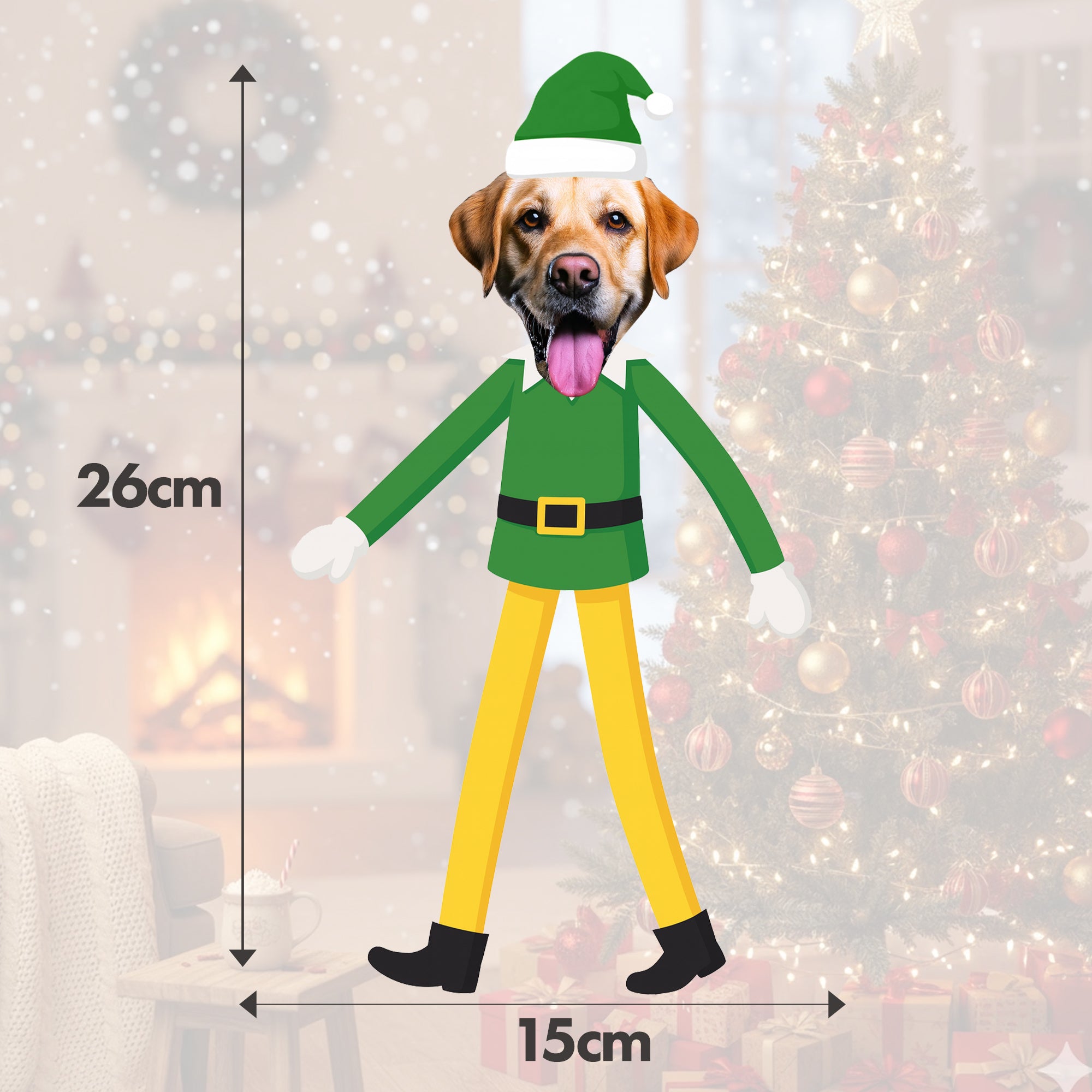 Personalised Pet Buddy Elf Banner