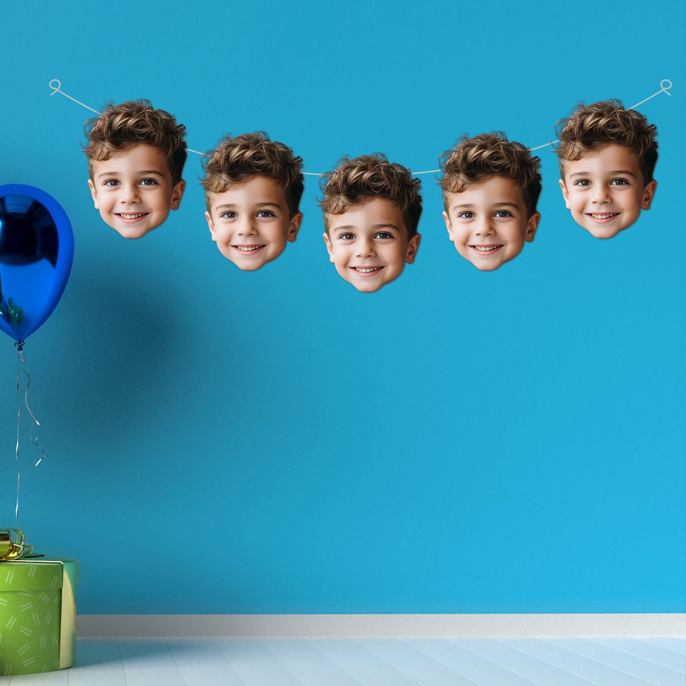Personalised Face Party Banner