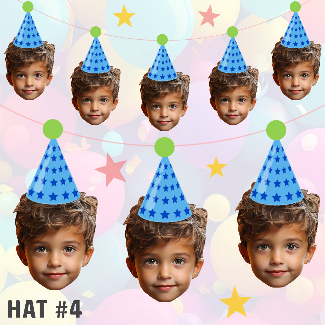 Personalised Party Hat Banner