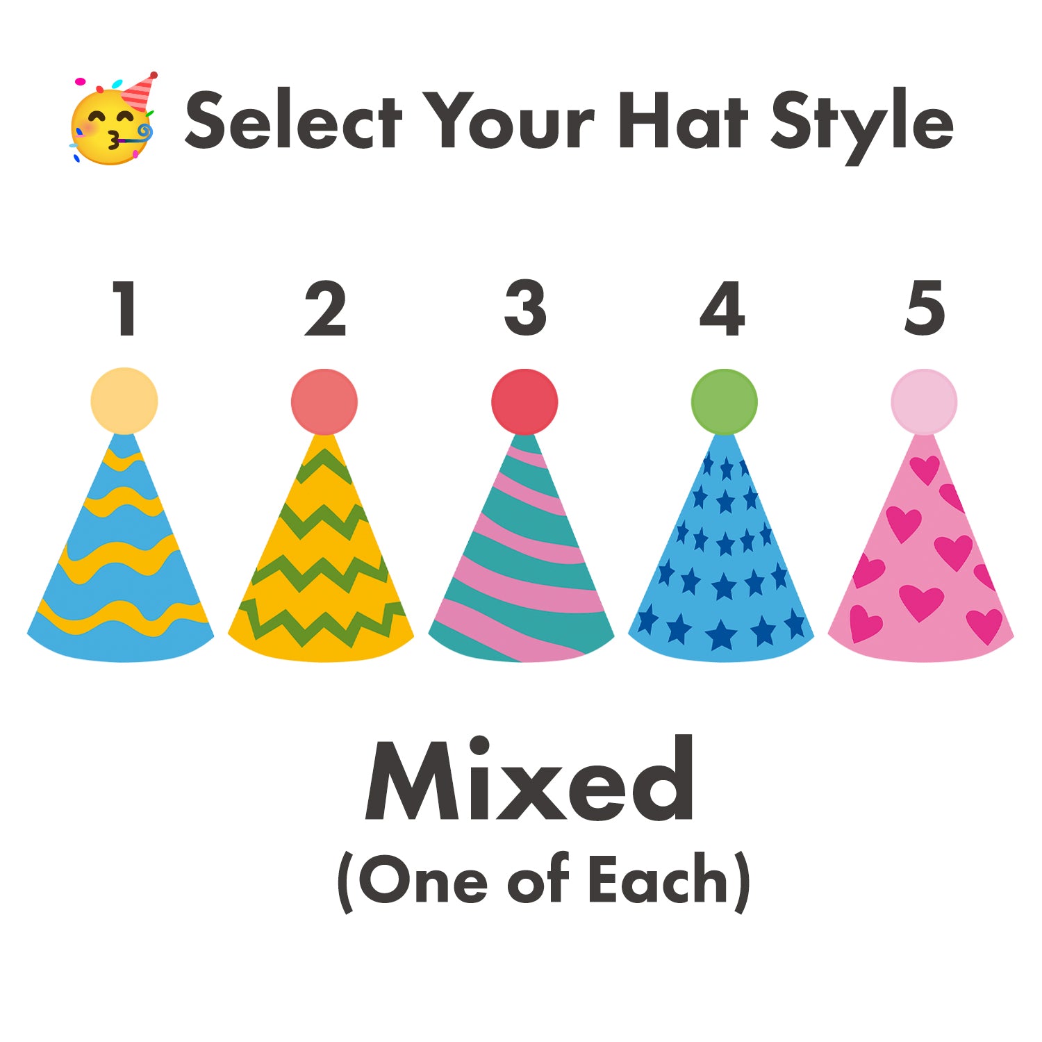 Personalised Party Hat Banner