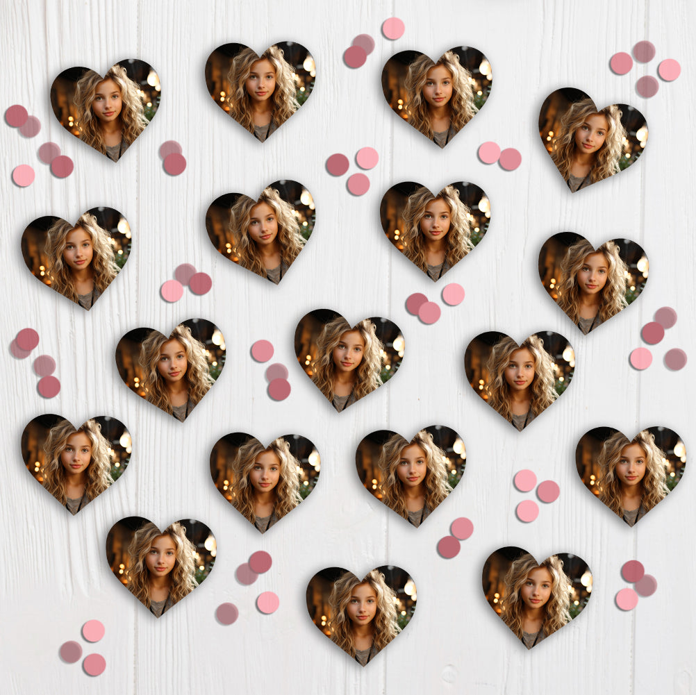Personalised Heart Shaped Confetti