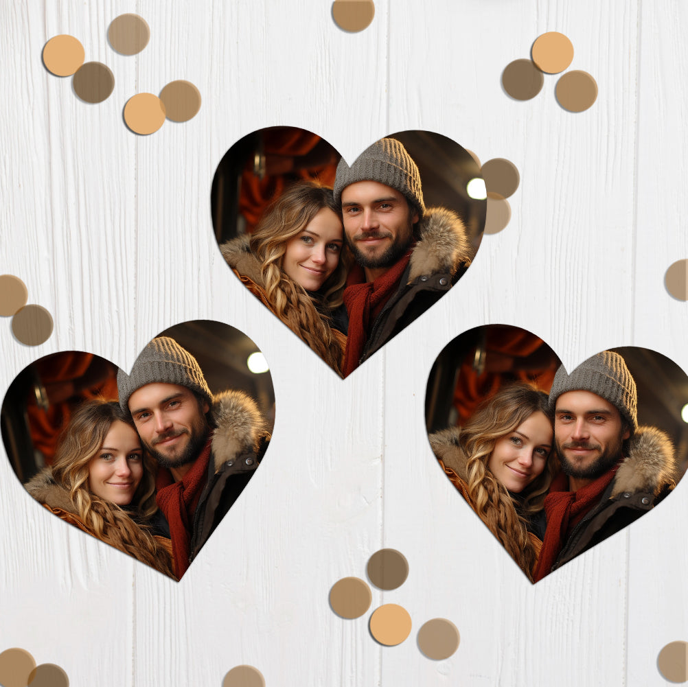 Personalised Heart Shaped Confetti