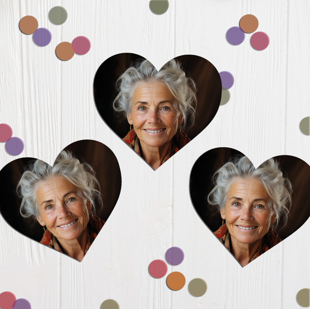 Personalised Heart Shaped Confetti