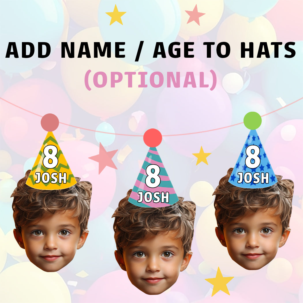 Personalised Party Hat Banner