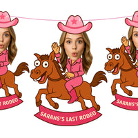 Personalised Last Rodeo Banner