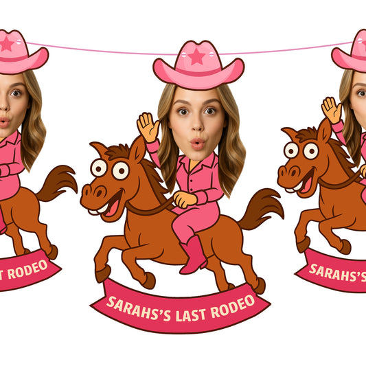 Personalised Last Rodeo Banner