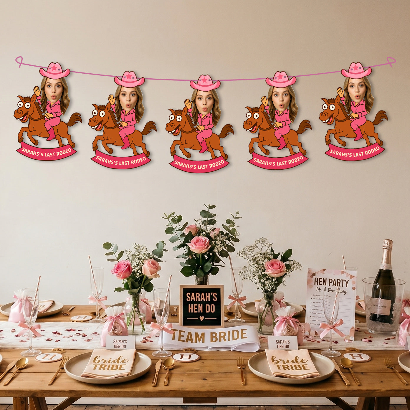 Personalised Last Rodeo Banner