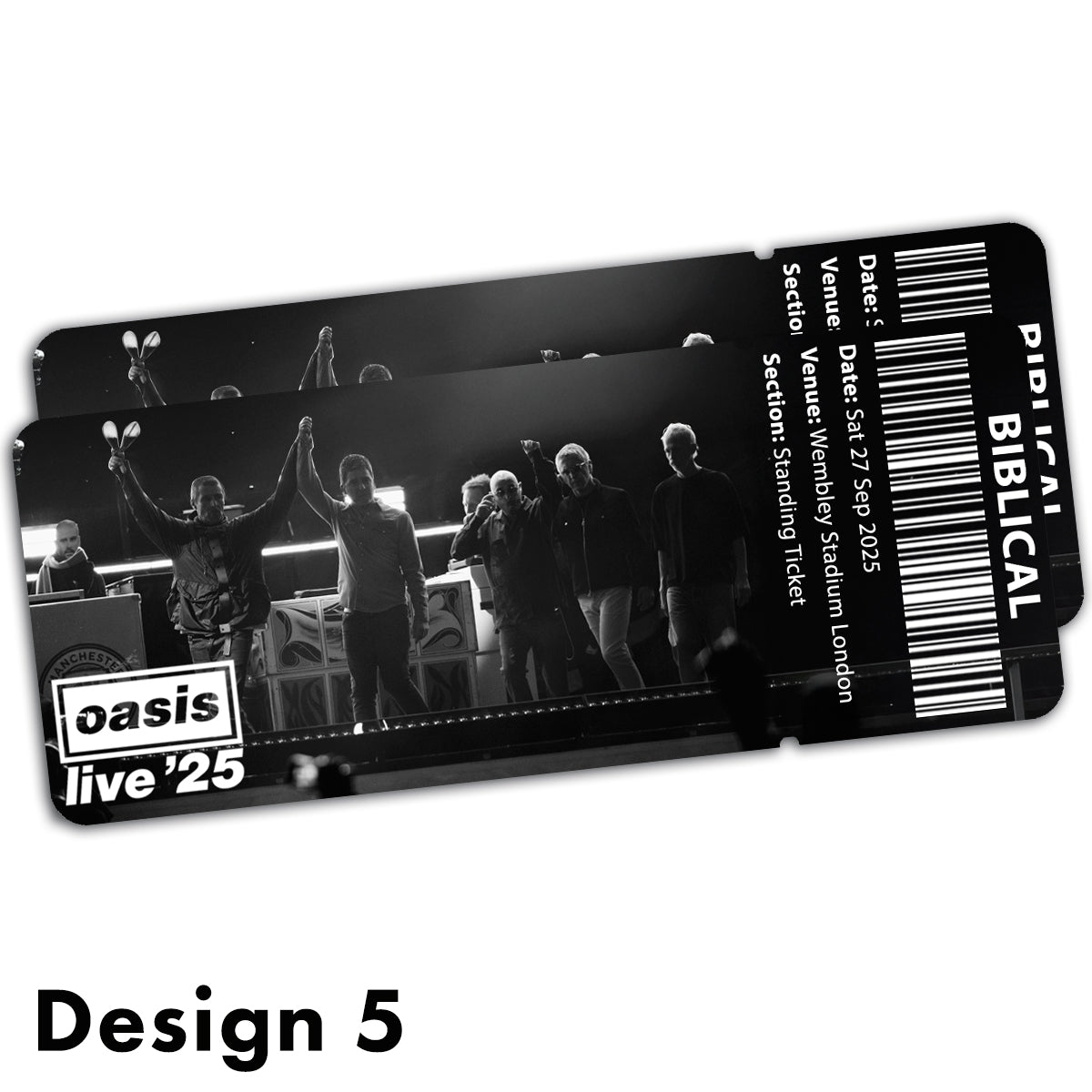 Oasis Live '25 - Souvenir Event Ticket