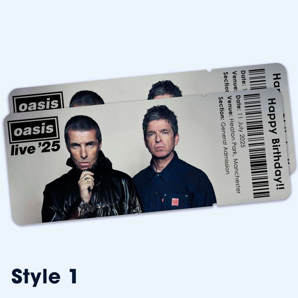 Oasis Live '25 - Souvenir Event Ticket