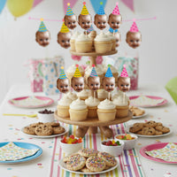 Personalised Party Hat Cake Toppers