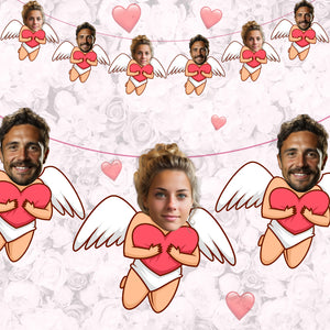 Personalised Valentine's Day Cupid Banner