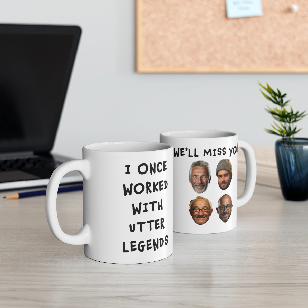 Retirement / Leaving Mug - I Once Worked With Utter Legends